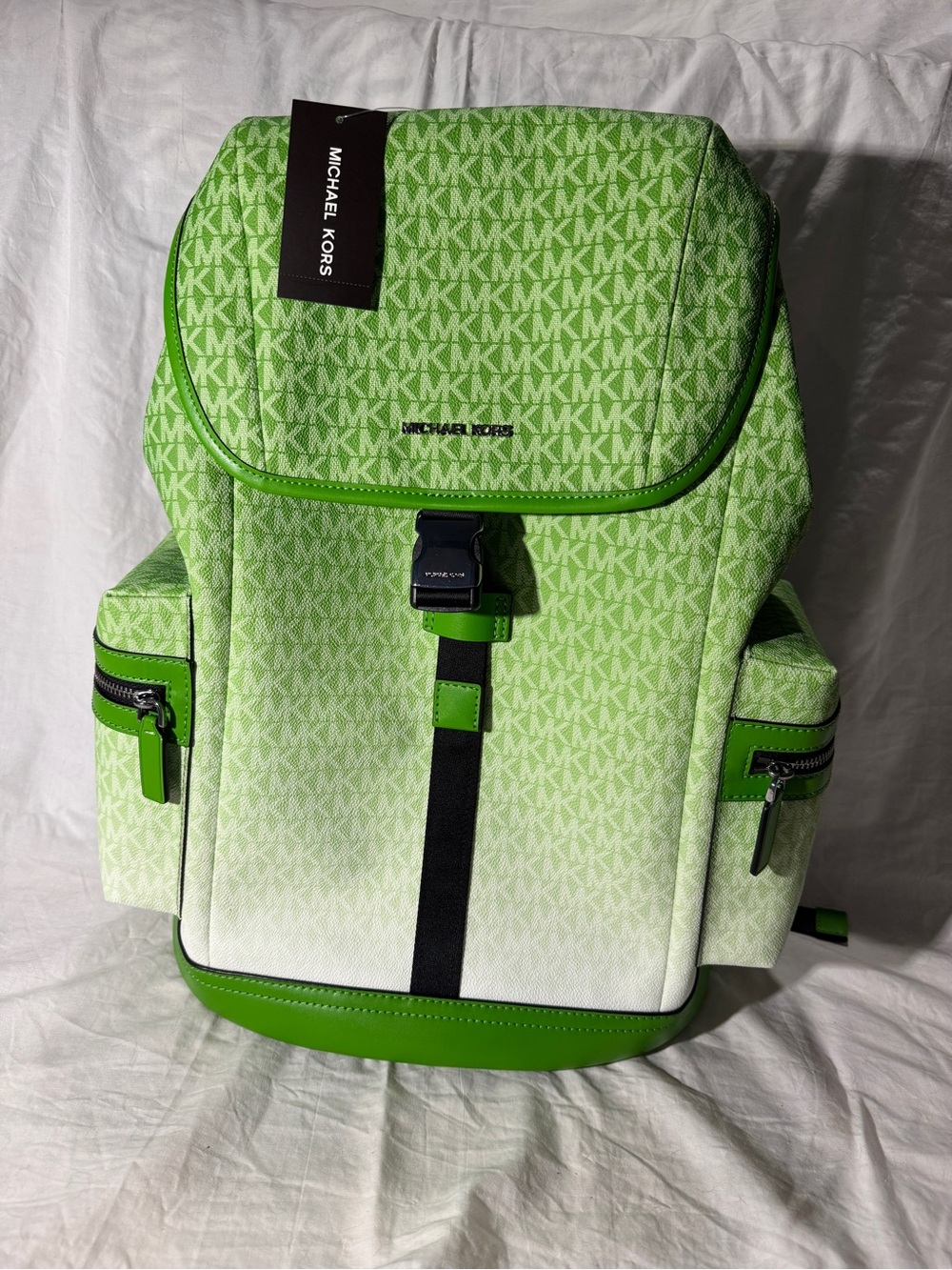 NWT Michael Kors Cooper backpack in jungle green